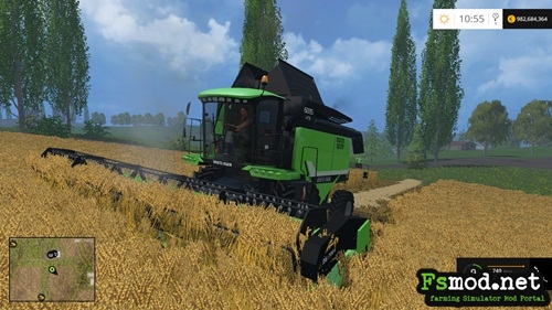FS15 - Deutz-Fahr 6095 Harvester V1.3