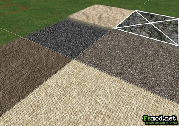 FS15 - Sand, Gravel, Asphalt and Dirt Textures Mod V1.1