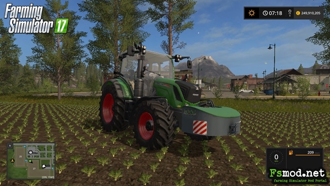 FS17 - Agri Weld Front Weights with Fuel V1