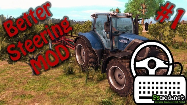 FS17 - Beeter Steering with Keyboard V1