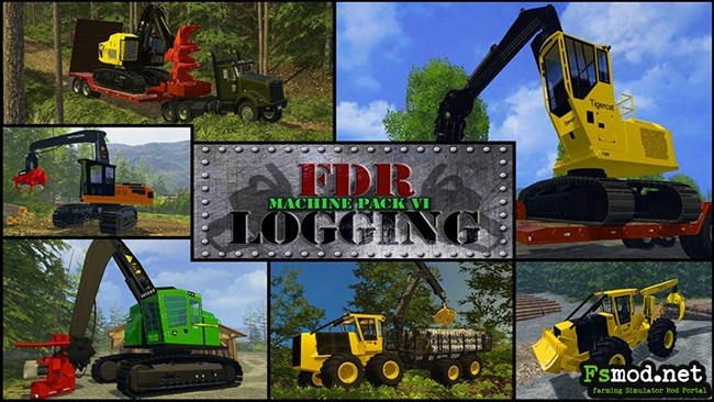 FS17 - FDR Logging Machine Pack