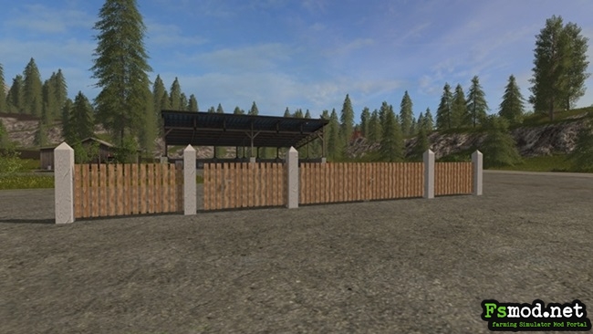 FS17 - Fence Set Placeable Mod