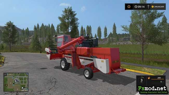 FS17- Rostselmash Niva SK-5ME Red Harvester V1
