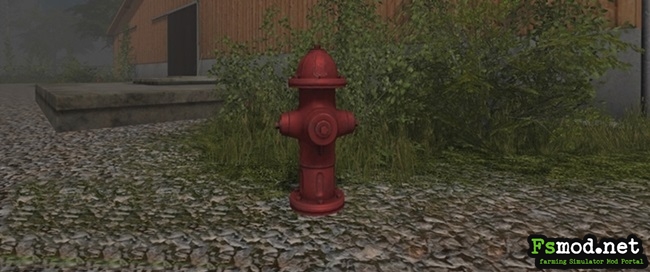 FS17 - Hydrant with Watertrigger Placeable V1
