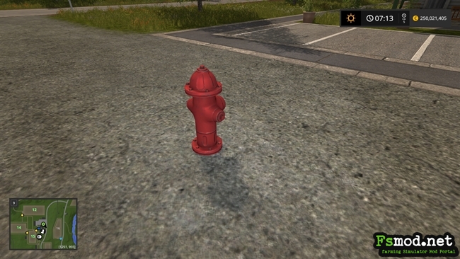 FS17 – Placeable Hydrant with Watertrigger V1