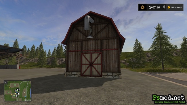 FS17 – Placeable Special Storage Space V1