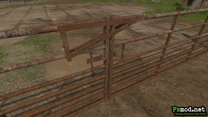 FS17 - Concrete-Rust Gates and Fences