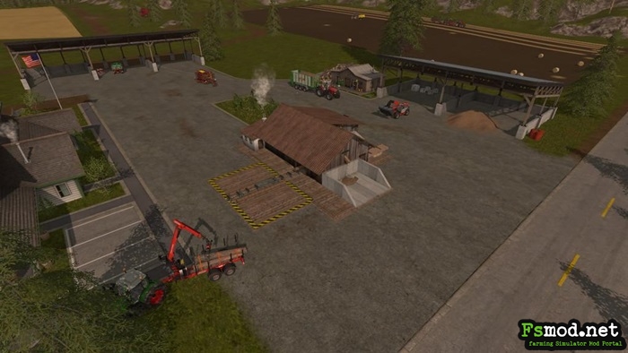 FS17 - Placeable Sawmill V1.1