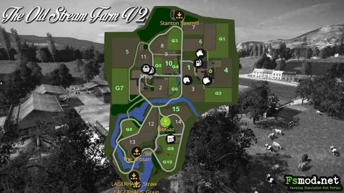 FS17 - The Old Stream Farm Map V2.0.0.2