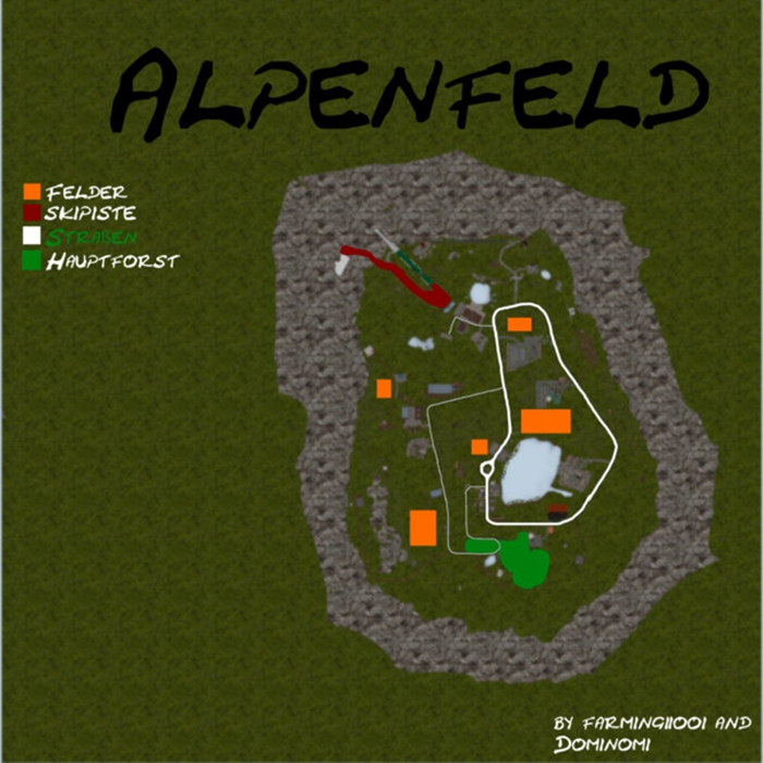 FS17 - Alpenfeld Map V1