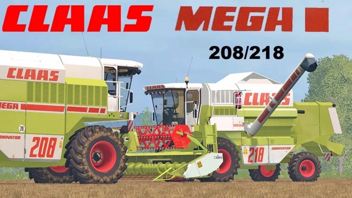 FS17 - Claas Mega 208 Harvester V1