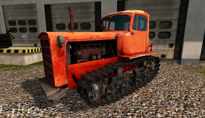 FS17 - DT-75 Pallet Tractor V1
