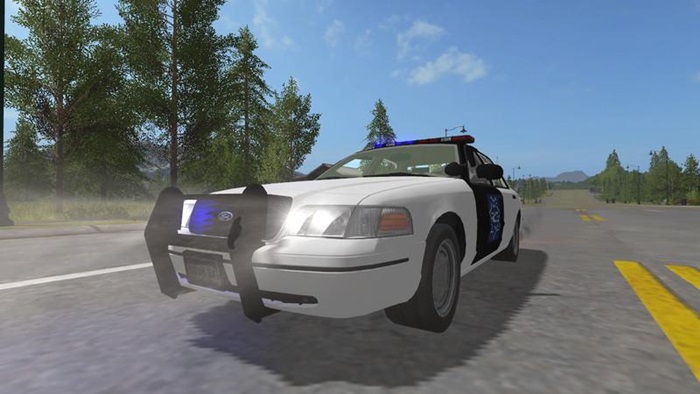 FS17 - Ford Crown Victoria Police Cruiser Car Mod V1