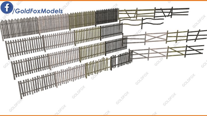 FS17 - Old Fence Pack 3 V1