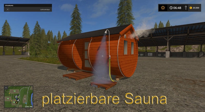 FS17 - Placeable Sauna