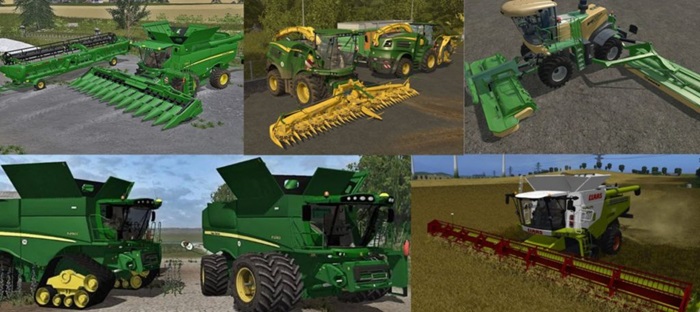 FS17 - Best Harvester Mods Pack Collection!