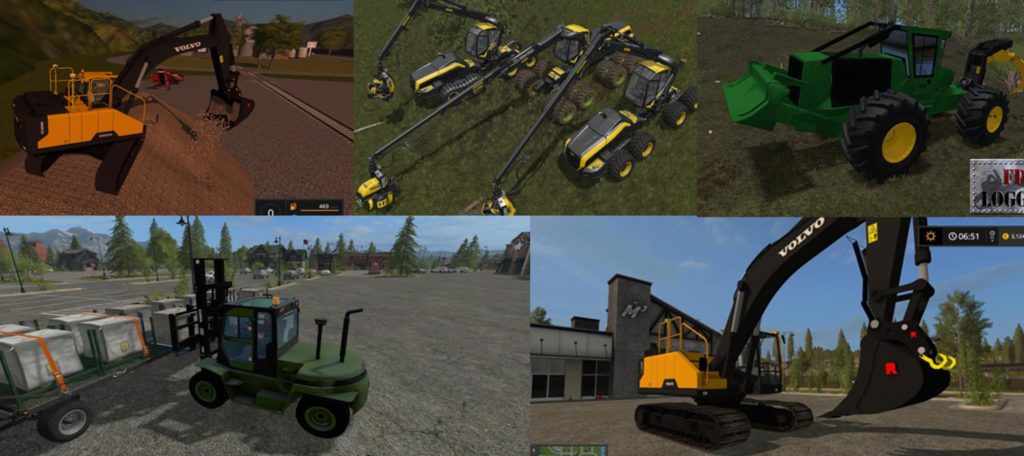 FS17 - Best Forklifts and Excavators Mods Right Now