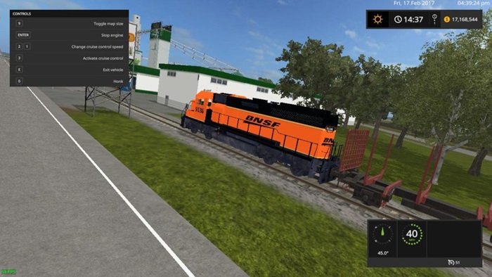 FS17 - BSNF Orange Train V1