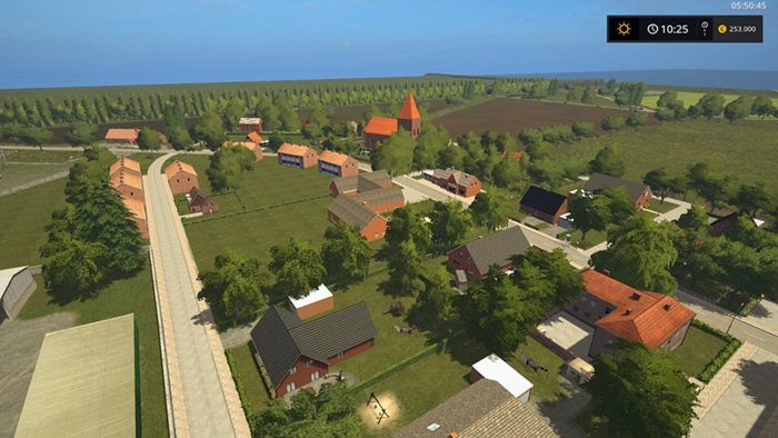 FS17 - Cappeln Northern Germany Map