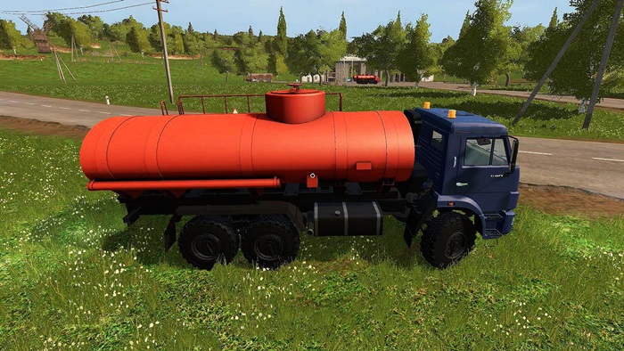 FS17 - Kamaz 43118 Oil Tanker V1