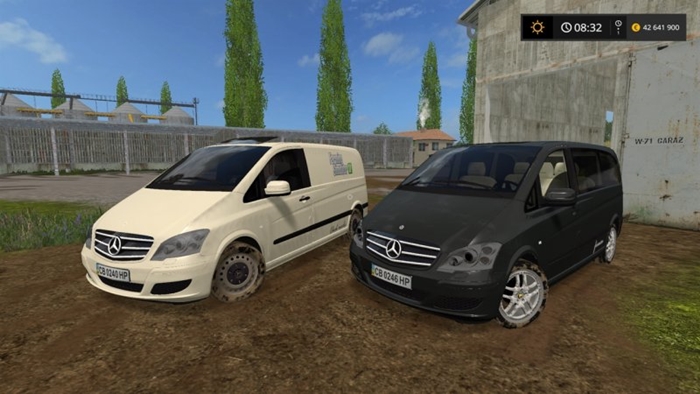 FS17 - Mercedes Benz VIANO+TOWHITCH V1