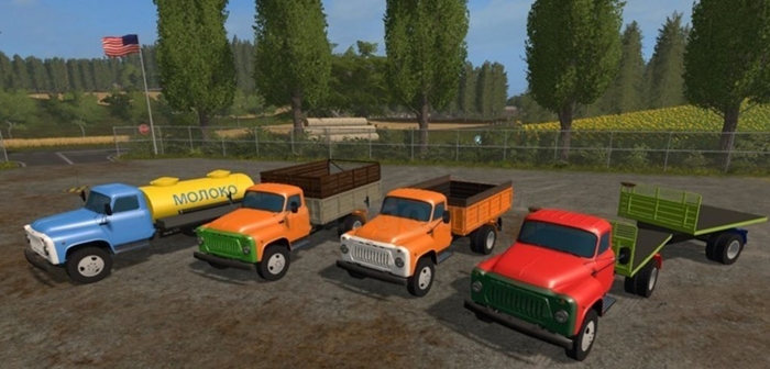 FS17 - GAZ 53 and Modules Pack