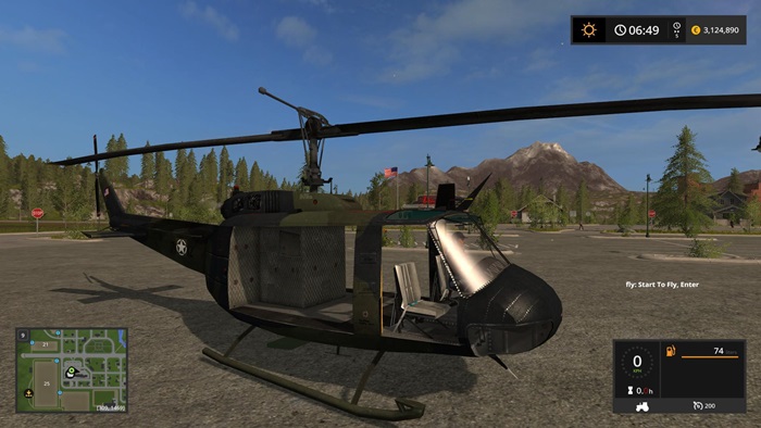 FS17 - Bell UH1D US Army V1