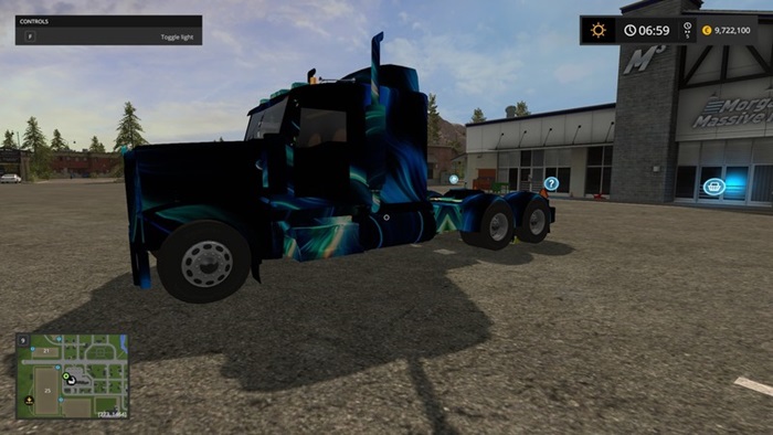 FS17 - Lizard Blue Fire Truck V1