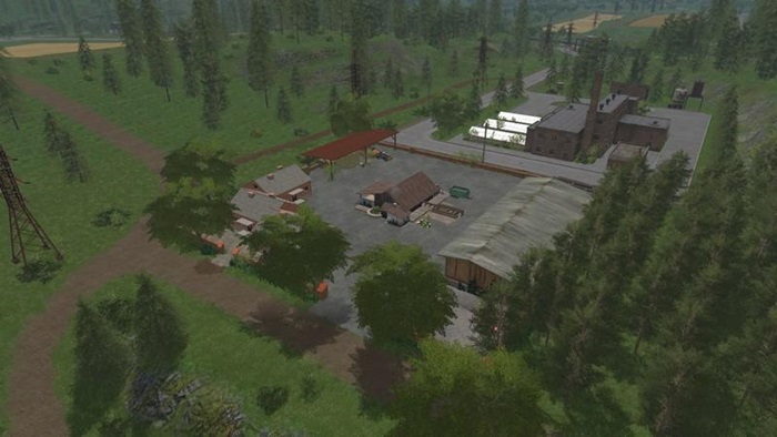 FS17 - Placeable Sawmill Without Base Plate V2
