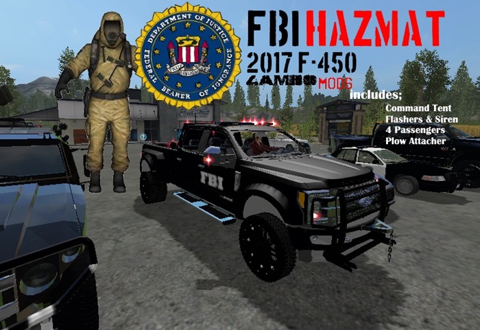 FS17 - FBI Hazmat F-450 Truck
