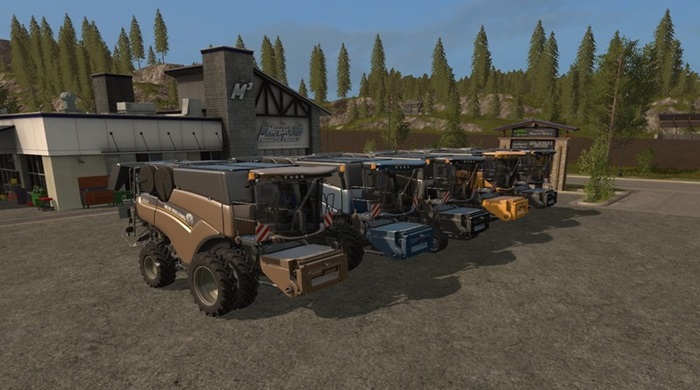FS17 - New Holland CR10.90 Paint & Chassis Choice V1.2