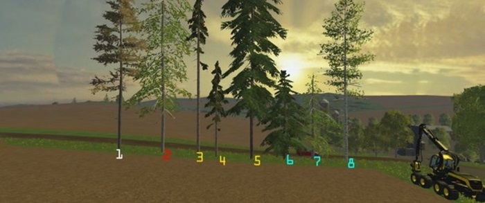 FS17 - Placeable Trees V1