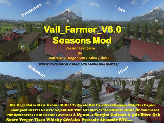 FS17 - Vall Farmer Map V6 MP