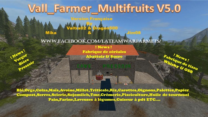 FS17 - Vall Farmer Map V5