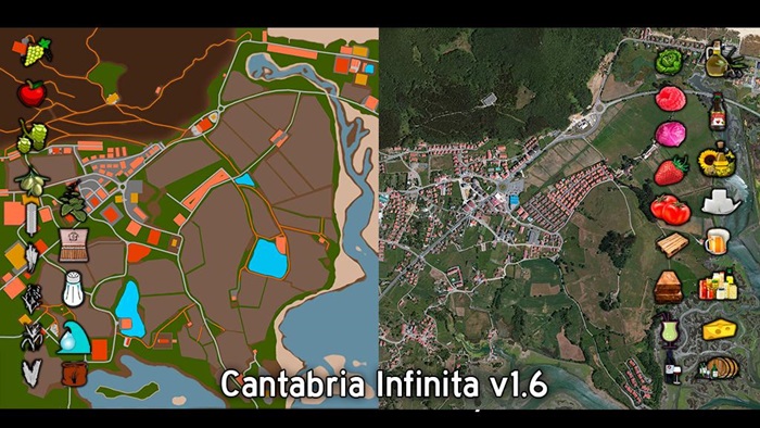 FS17 - CANTABRIA INFINITA MAP V1.65