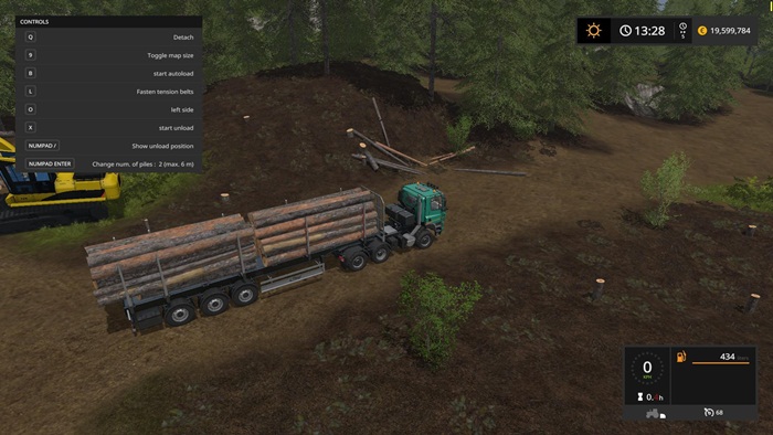 FS17 - Fliegl Timber Runner Wide With Autoload V1.1