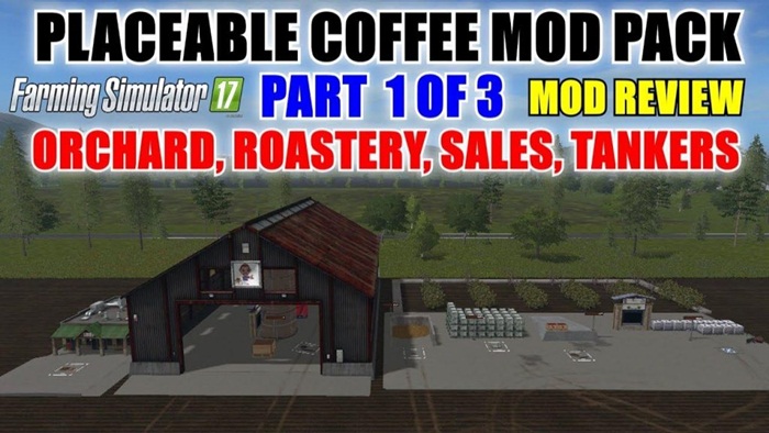 FS17 - Placeable Coffee Mod Pack V1