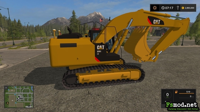 FS17 - Cat 329E Excavator V1