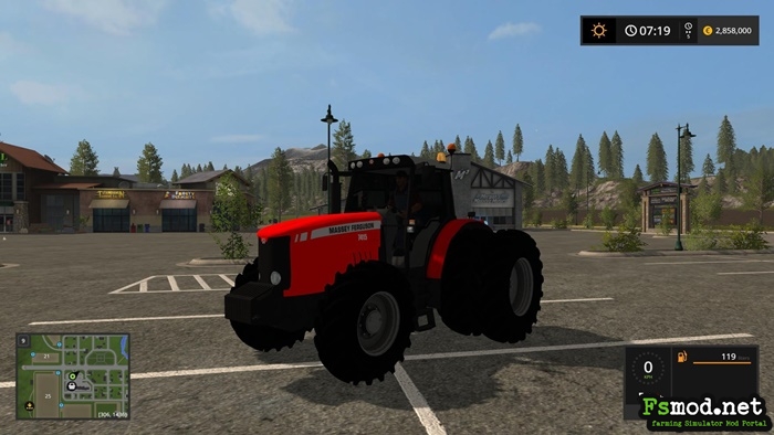FS17 - Massey Fergunson 7415 Tractor V1.0
