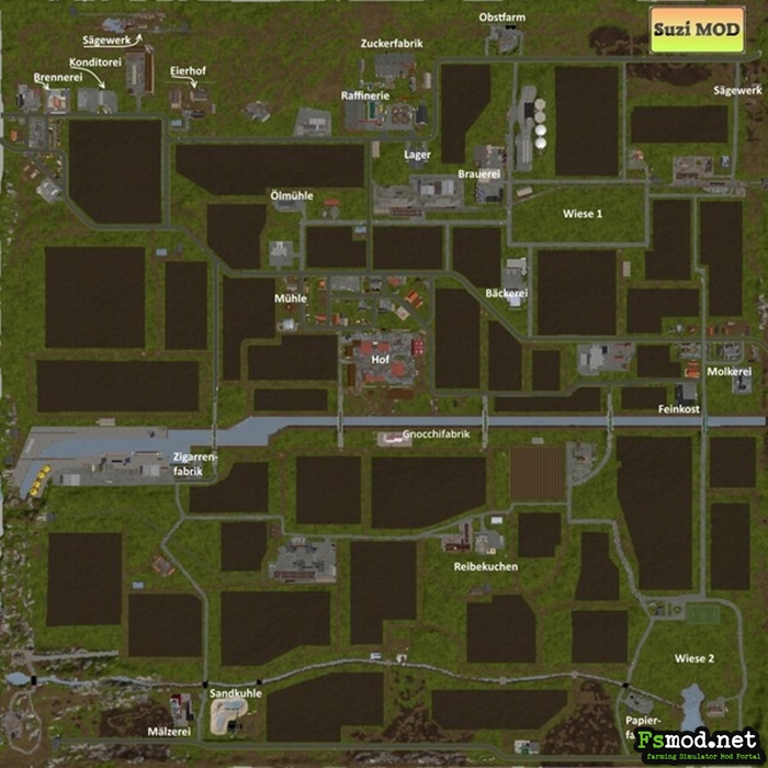 FS17 - PDA Map for Southhemes Private Edition V12