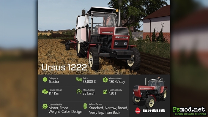 FS17 - Ursus 1222 Tractor