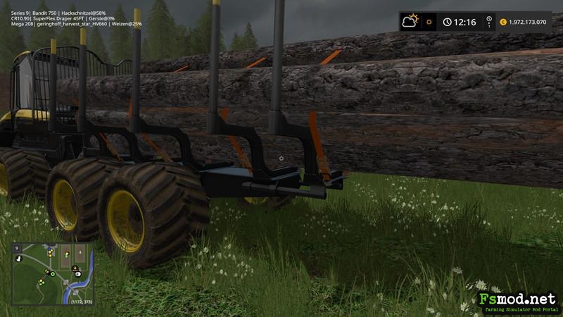 FS17 - Ponsse Buffalo With Autoload and Loading Aid V1.1
