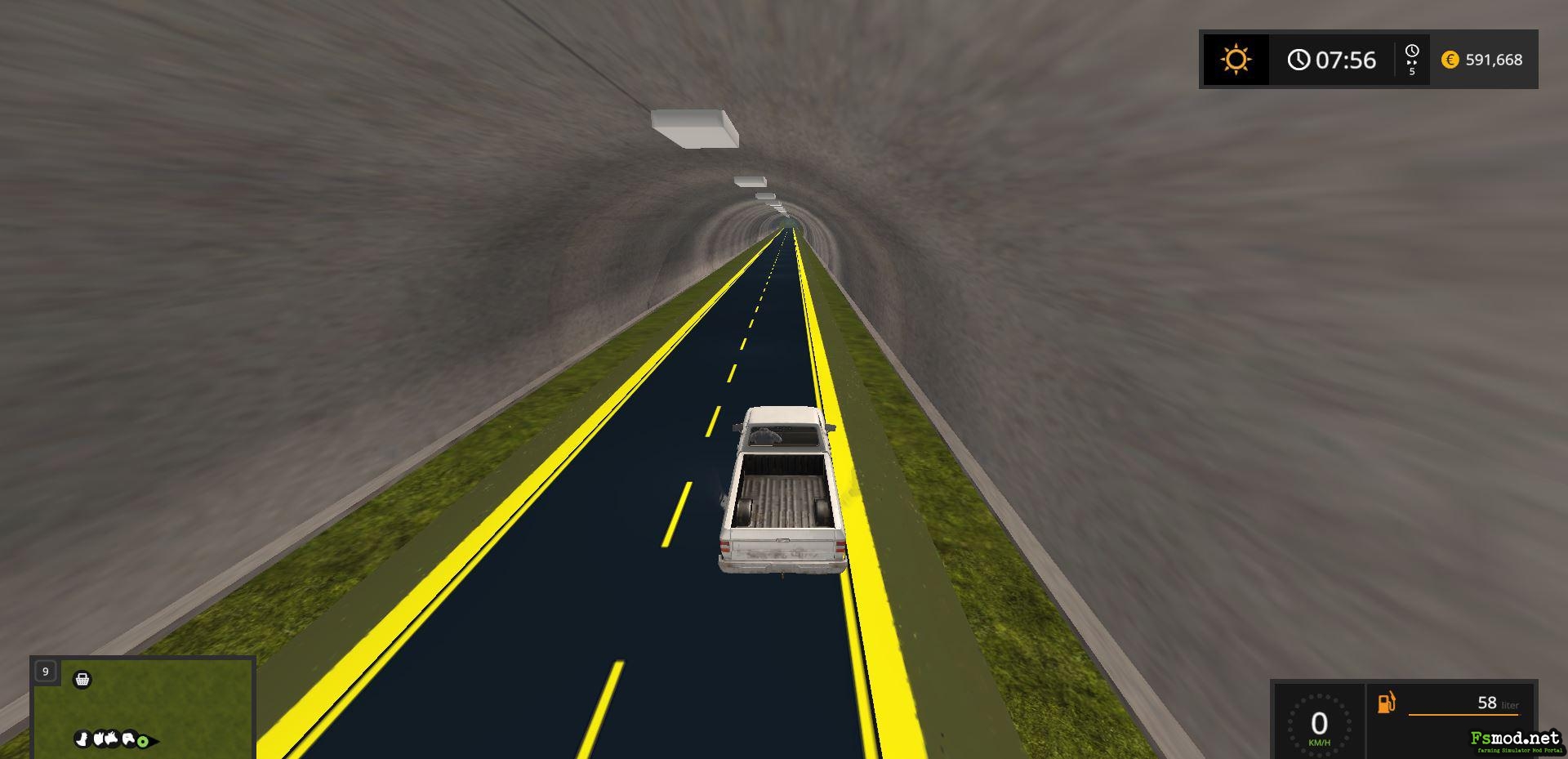 FS17 - Road Railroad Tunnel Vaszics V1.1