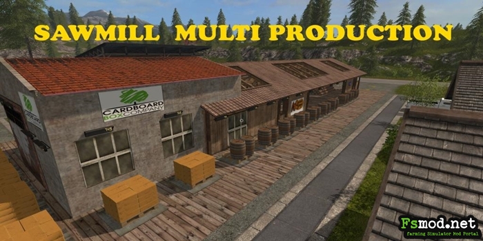 FS17 - Sawmill Multi Production V1