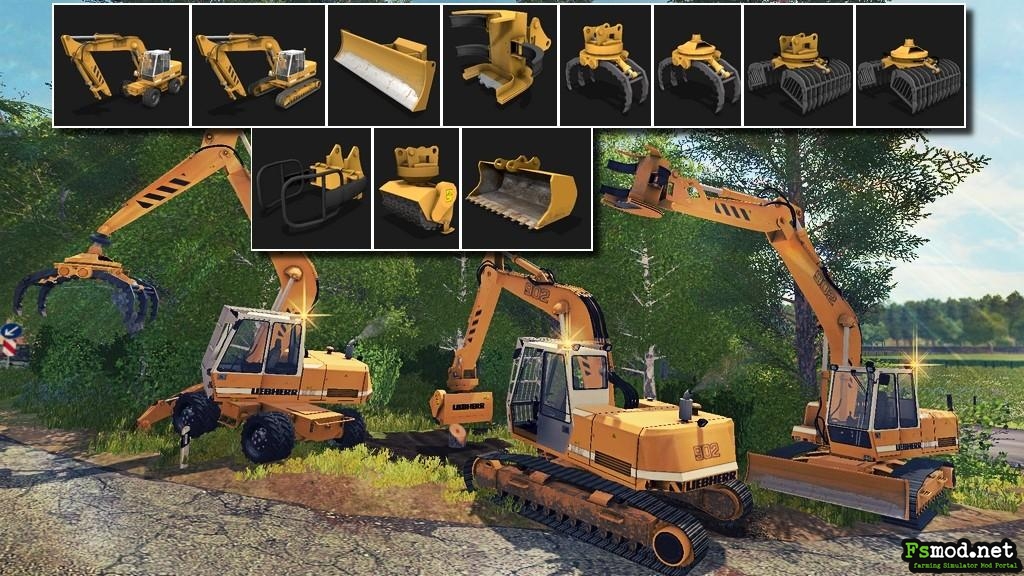 FS17 - Excavator Liebherr 902 Pack V1.0