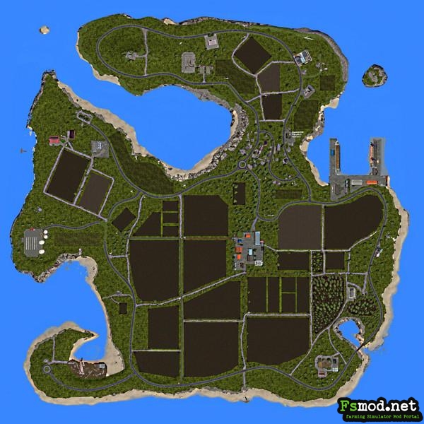 FS17 - Giants Island Map V1.0