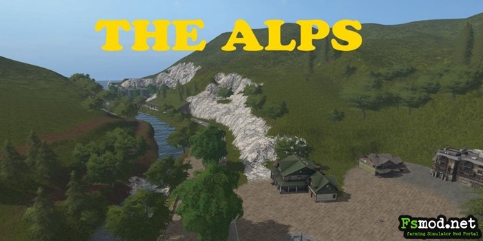 FS17 - The Alps 18 Map Beta