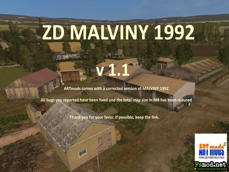 FS17 - Zd Malviny 1992 V1.1.1