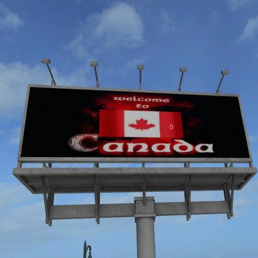 FS17 - Canada Welcome Billboard Placeable v1.0