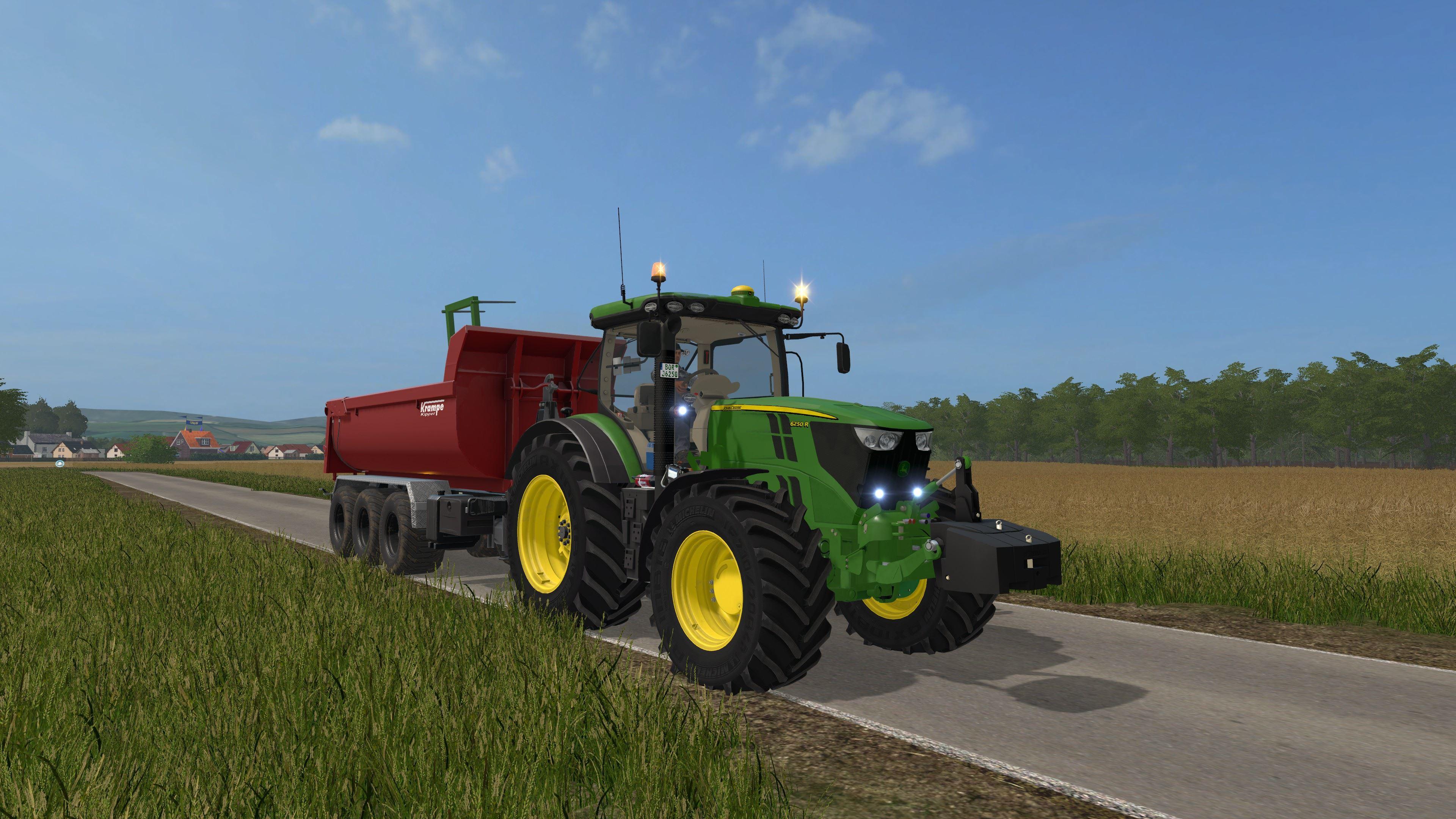 FS17 - John Deere 6R 6135 - 6250 Tractor V2.4.0